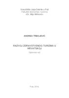 Razvoj zdravstvenog turizma u Hrvatskoj