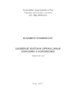 Uvođenje sustava upravljanja odnosima s korisnicima