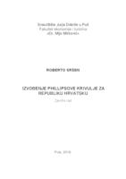 Izvođenje Phillipsove krivulje za Republiku Hrvatsku