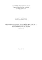 Gospodarski ciklusi i tržište kapitala u Republici Hrvatskoj