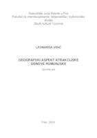 Geografski aspekti atrakcijske osnove Rumunjske