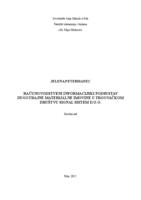 Računovodstveni informacijski podsustav plaćanja dugotrajne materijalne imovine u trgovačkom društvu "Signal sistem" d.o.o.