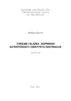 Turizam i glazba doprinosi autentičnosti i identitetu destinacije