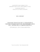 Strategie traduttive nella traduzione in Triestino di Nereo Zeper del ventiseiesimo canto dell' Inferno della comedia Dantesca