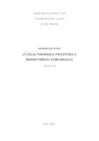 Utjecaj pakiranja proizvoda u marketinškoj komunikaciji