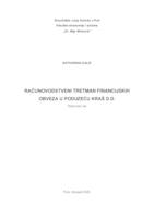 Računovodstveni tretman financijskih obveza u poduzeću Kraš d.d. Zagreb