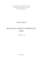 Regulacija i nadzor "bankarstva u sjeni"