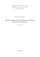 Metode prikupljanja podataka u procesu razvoja orgnaizacije 