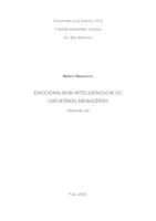 Emocionalnom inteligencijom do uspješnog menadžera