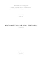 prikaz prve stranice dokumenta Poduzetnička infrastruktura u Hrvatskoj