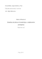 prikaz prve stranice dokumenta Analiza strukture investicija u odabranim zemljama