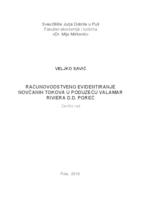 prikaz prve stranice dokumenta Računovodstveno evidentiranje novčanih tokova u poduzećima Valamar Riviera d.d. Poreč