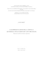 prikaz prve stranice dokumenta    Le rapresentanzioni della cronaca quotidiana negli scitti di Vasco Pratolini