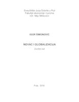 prikaz prve stranice dokumenta Novac i globalizacija