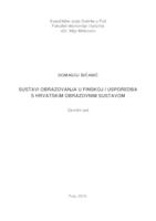 prikaz prve stranice dokumenta Sustavi obrazovanja u Finskoj i usporedba s hrvatskim obrazovnim sustavom