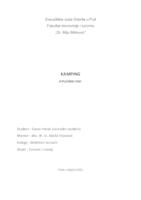 prikaz prve stranice dokumenta Kamping