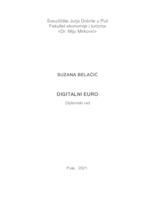 prikaz prve stranice dokumenta Digitalni euro
