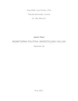 prikaz prve stranice dokumenta Monetarna politika i investicijski ciklusi