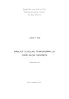 prikaz prve stranice dokumenta Primjer digitalne transformacije hotelskog poduzeća