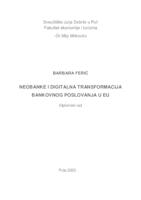 prikaz prve stranice dokumenta Neobanke i digitalna transformacija bankovnog poslovanja u Europskoj uniji