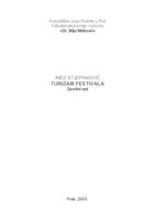 prikaz prve stranice dokumenta Turizam festivala