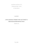 prikaz prve stranice dokumenta Lokaliziranje promotivnih aktivnosti u međunarodnom marketingu