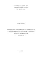 prikaz prve stranice dokumenta Dizajniranje i implementacija intervencije u sustav upravljanja učinkom u procesu razvoja organizacije